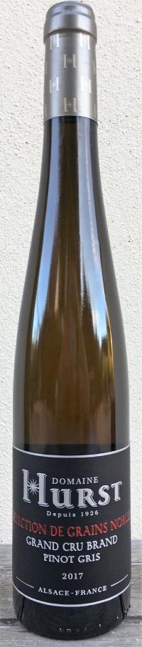 PINOT GRIS SELECTION DE GRAINS NOBLES 2017 GRAND CRU BRAND - 50CL